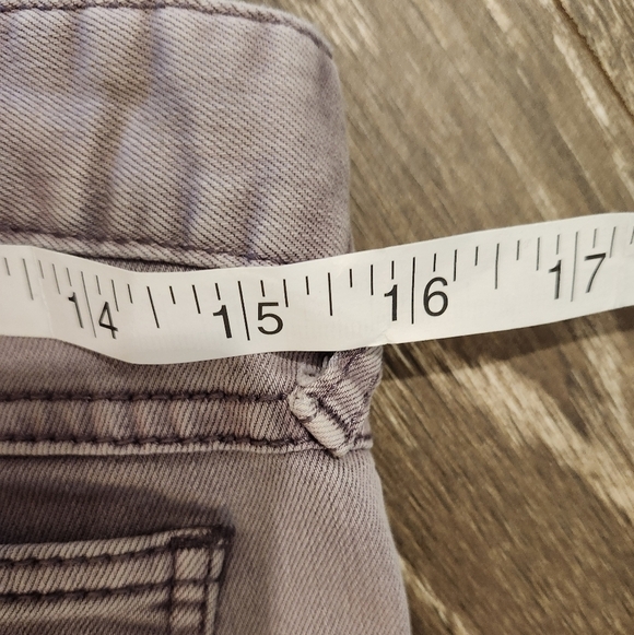 Free People Lilac Purple Cropped ankle jeans size 27 Coastal Cowgirl - Picture 10 of 11